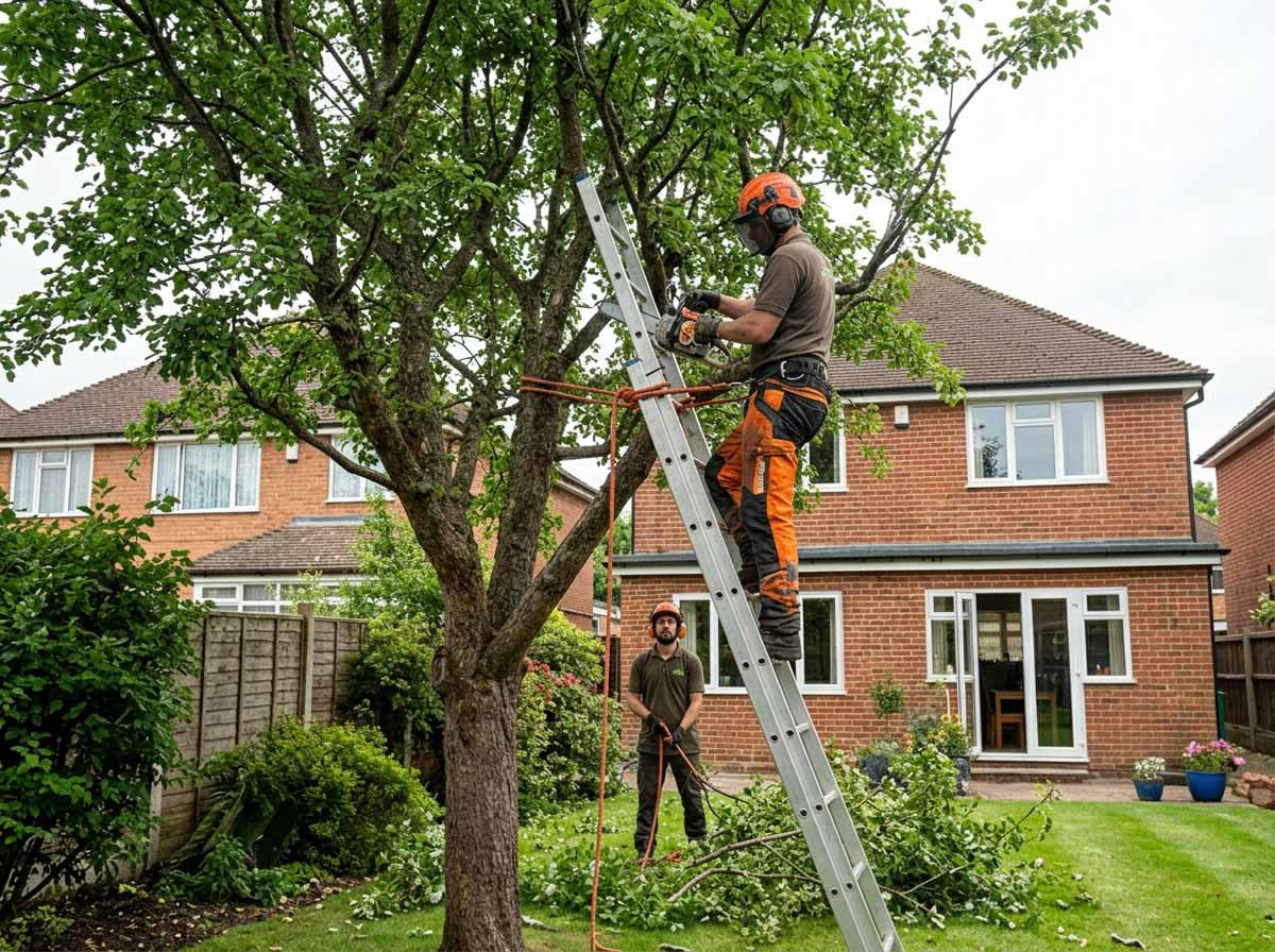Tree felling and pruning in Chester